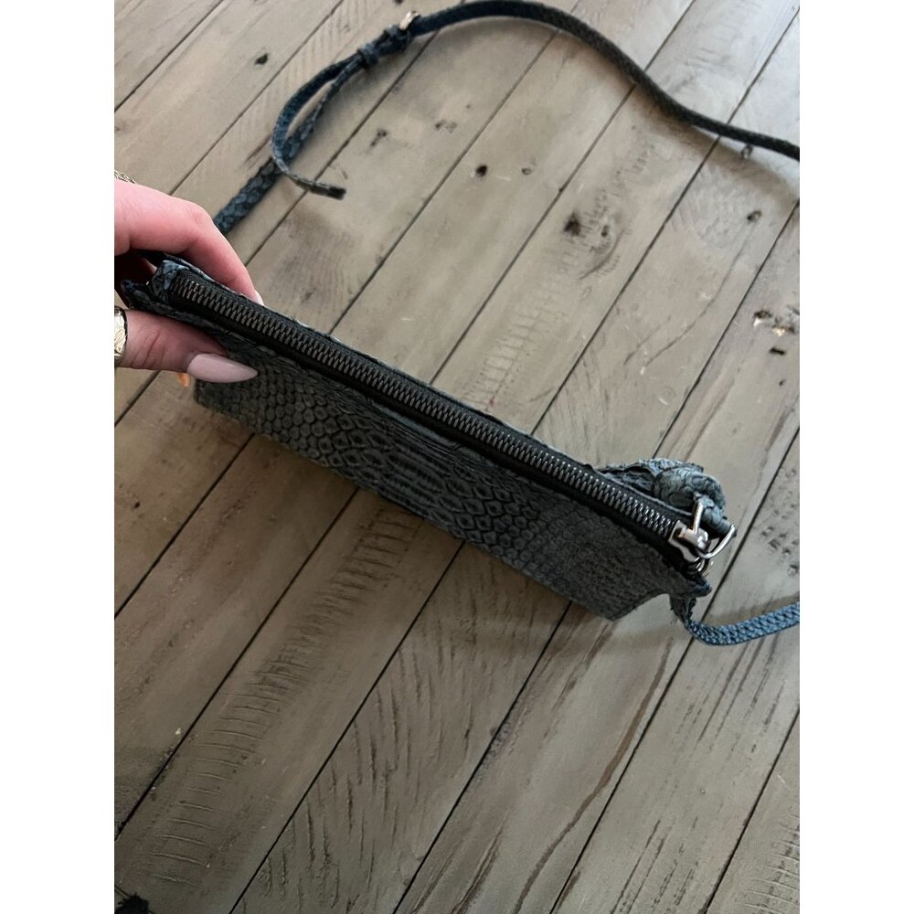 J. Markell Deb Python Snakeskin Convertible Cross… - image 7